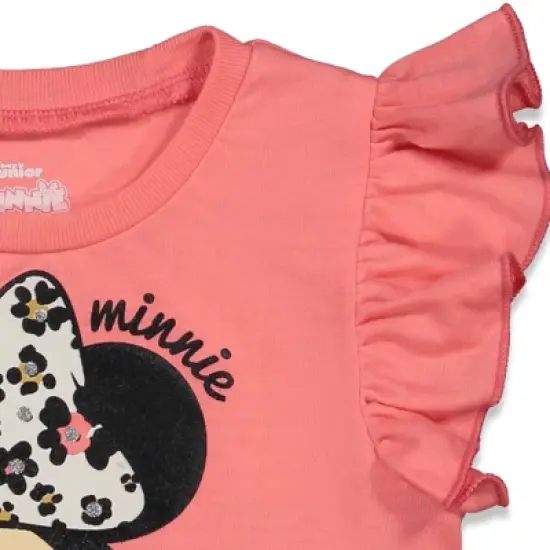 Disney Minnie Mouse Girls T-Shirt and Leggings Outfit Set Little Kid to Big Kid  image {3}
