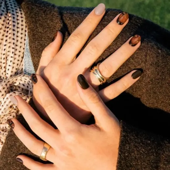 Ohora Gel Nail Art Design Line - Coffee Toffee - 30ct image {1}