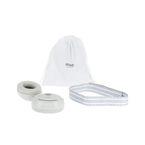 Nuby Baby Earmuffs with Travel Bag - Gray image {1}