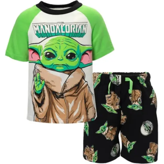 Star Wars The Mandalorian The Child T-Shirt and French Terry Shorts Outfit Set Toddler image {7}
