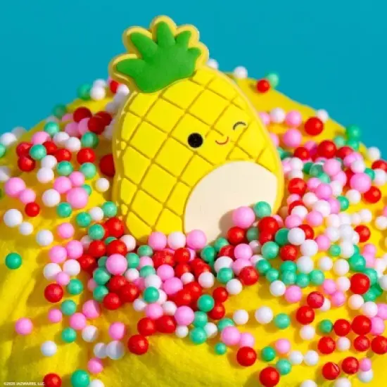 Squishmallows Slimygloop Scented Slime Dome Jar - Yellow Pineapple image {3}