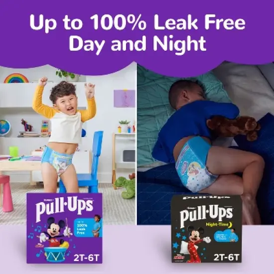 Pull-Ups Night-Time Super Pack -2T-3T - Boy - 68ct image {10}