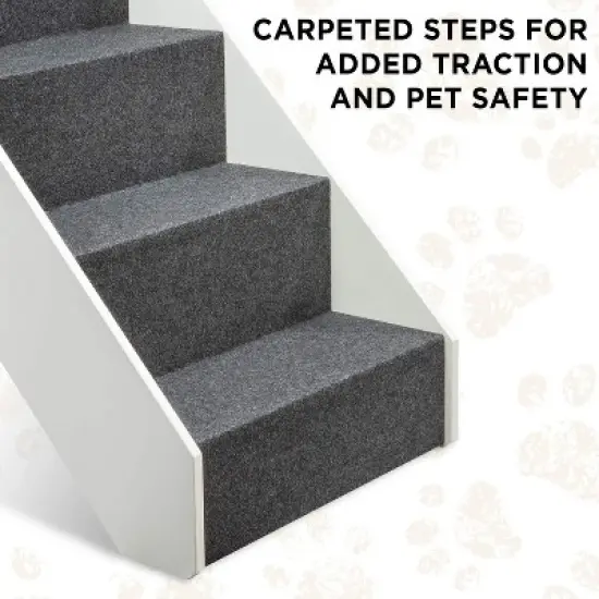 Arf Pets Dog Stairs, Wood Pet Steps for Small & Large Dogs image {2}