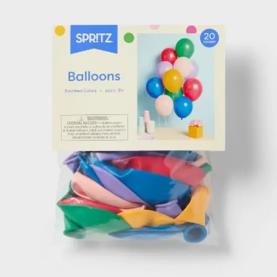 20ct Latex Balloons - Spritz&trade; image {3}