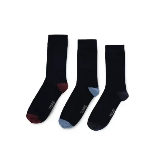 TORE Totally Recycled Men's Casual Crew Socks 3pk - 7-12 image {4}
