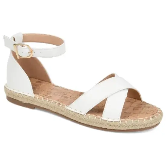 Journee Collection Womens Lyddia Espadrille Flat Sandals image {13}