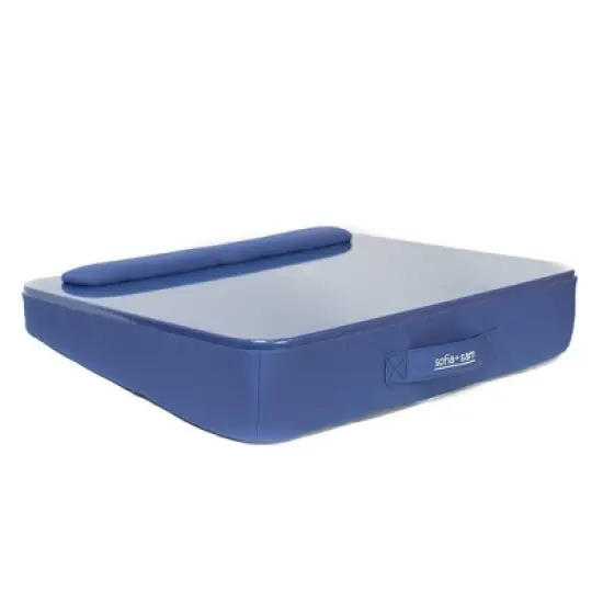 Sofia + Sam All Purpose Lap Desk Bed Table with Memory Foam - Blue image {1}