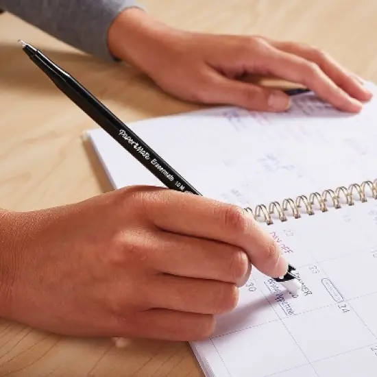 Paper Mate Erasermate Pen Medium Point Black 316-35 image {4}