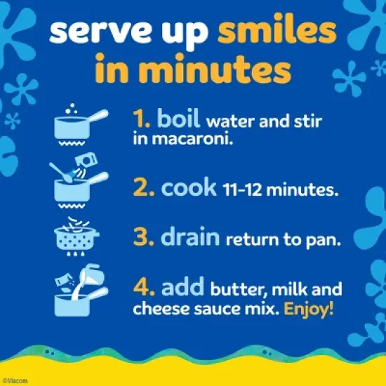 Kraft Spongebob Shapes Mac & Cheese Dinner - 5.5oz image {1}