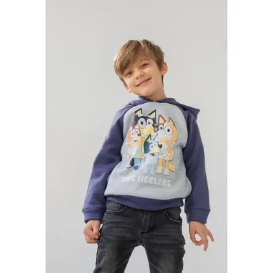 Bluey Mom Dad Bingo Fleece Hoodie Toddler image {4}