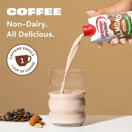Premier Protein Almond Milk Shake - Coffee - 11 fl oz/4pk image {5}
