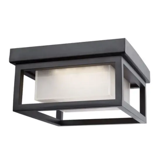 Artcraft Lighting Overbrook 1 - Light Flush Mount in  Black image {2}