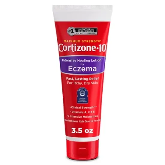 Cortizone 10 Intensive Healing Lotion for Eczema Itchy and Dry Skin - 3.5oz image {13}
