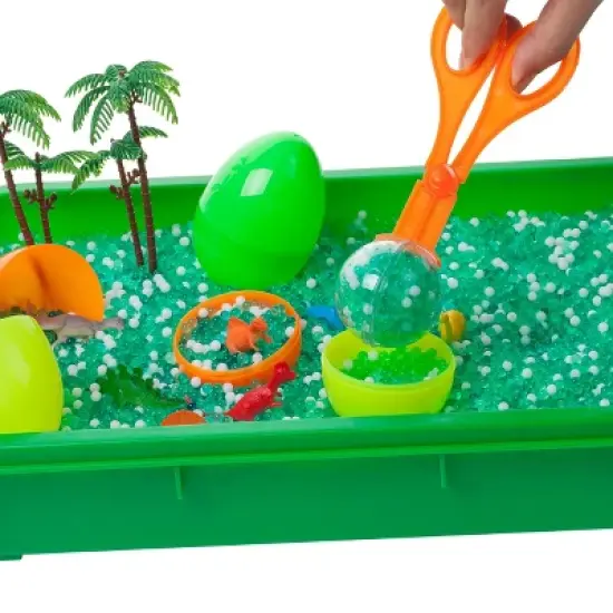 BUILD ME 16 oz Dinosaur Water Sensory Beads Play Set, 20 Pieces image {2}
