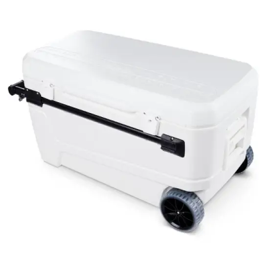 Igloo Glide Pro Hard Sided 110qt Portable Cooler - White image {6}