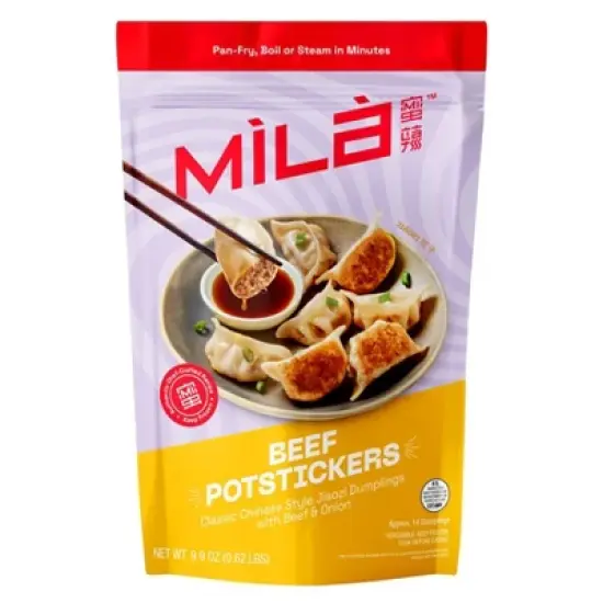 MiLa Frozen Potsticker Dumpling Beef - 9.9oz image {6}