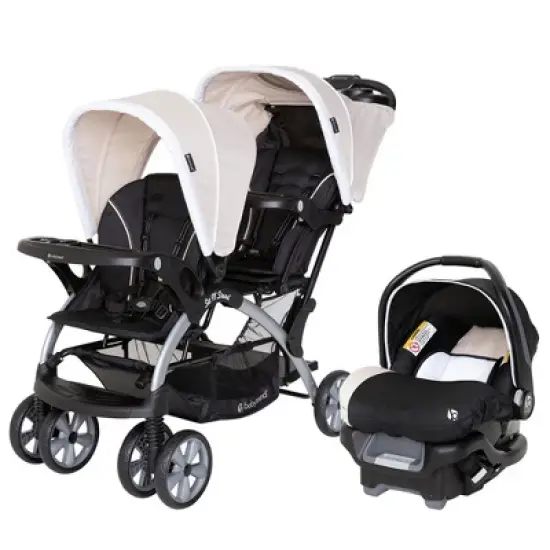 Baby Trend Sit N Stand Travel Double Baby Stroller and Car Seat Combo image {7}