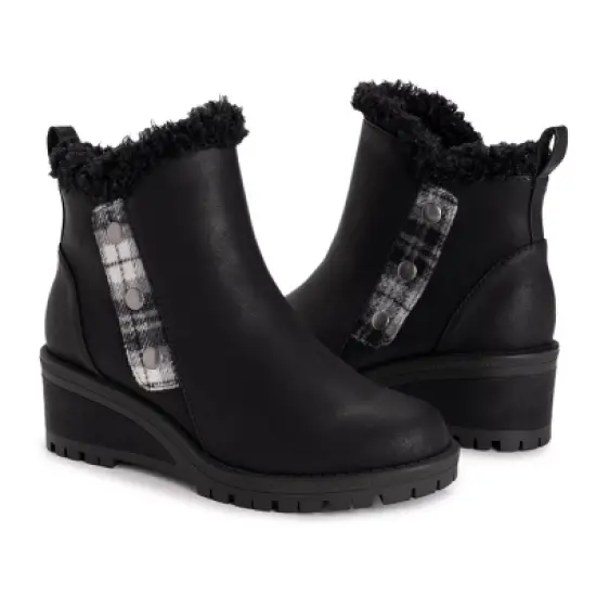 MUK LUKS  Women's Norway Halden Wedge Booties image {4}