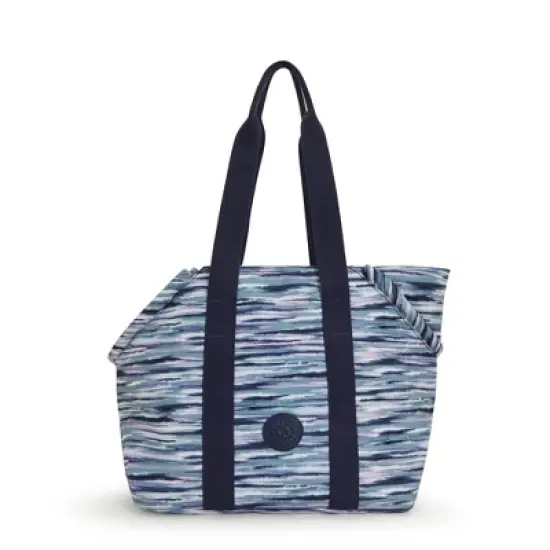 Kipling Art M Pet Tote Bag Brushed Stripes image {8}