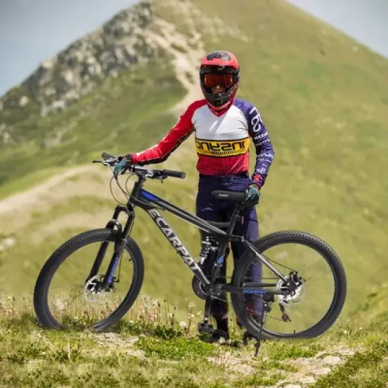 VASIP 26inch Gray 21-Speed MTB with Disc Brakes, Dual Shock, Durable Frame - Unisex for Commuting & Trail Riding image {6}