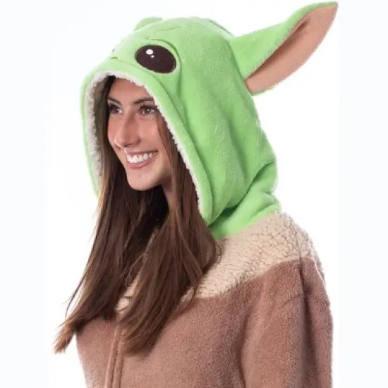 Star Wars The Mandalorian Adult The Child Kigurumi Union Suit Pajama Multi image {2}