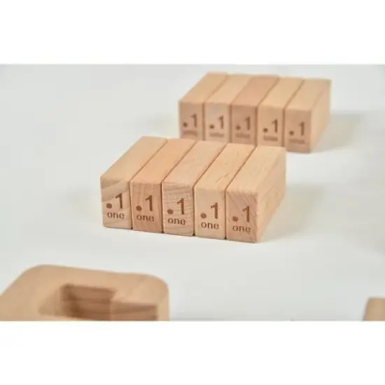 Avenlur Number Blocks - Montessori Large Wooden Blocks image {2}