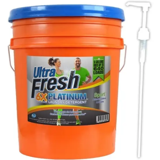 Ultra Fresh 6X Platinum Sport Laundry Detergent image {1}