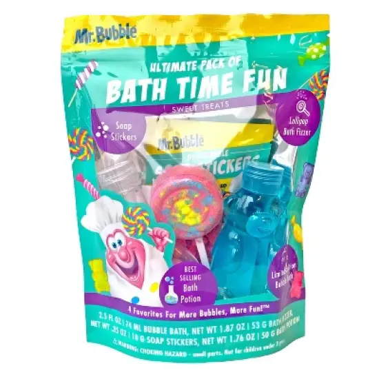 Mr. Bubble Kids' Ultimate Pack of Bath Time Fun Gift Set - 8.18oz image {13}