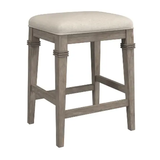 25.25" Arabella Wood Backless Non-Swivel Counter Height Barstool - Hillsdale Furniture image {12}