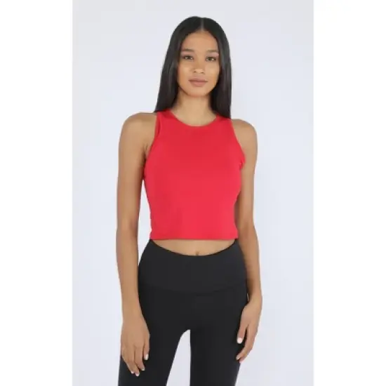 90 Degree By Reflex - Women's Airlux Racerback Crop Top image {3}