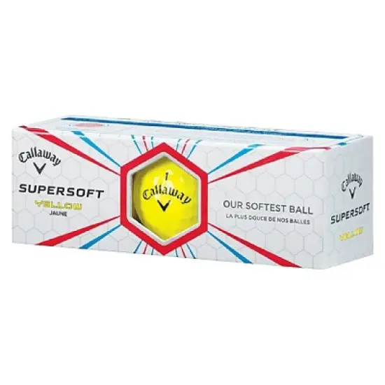 Callaway Supersoft Golf Balls 12pk - Yellow image {3}