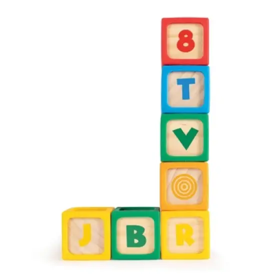 Hape My First Wooden Blocks Stacking Toy image {12}
