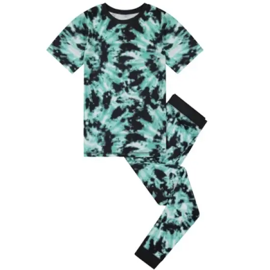 Sleep On It Boys Tie-Dye Super Soft Snug Fit 2-Piece Pajama Sleep Set image {8}