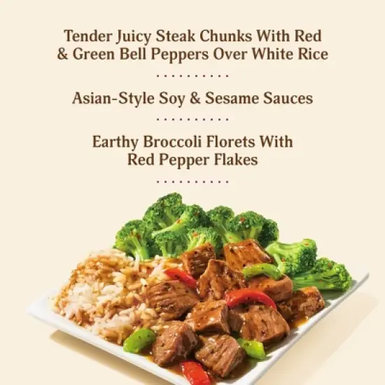 Healthy Choice Frozen Asian Pepper Steak - 11oz image {4}