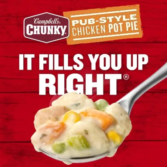Campbell's Chunky Pub-Style Chicken Pot Pie Soup - 18.8oz image {5}