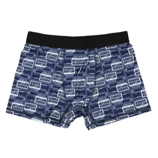 The Office Dunder Mifflin TV Sitcom Mens 3pk Boxer Briefs Underwear image {2}