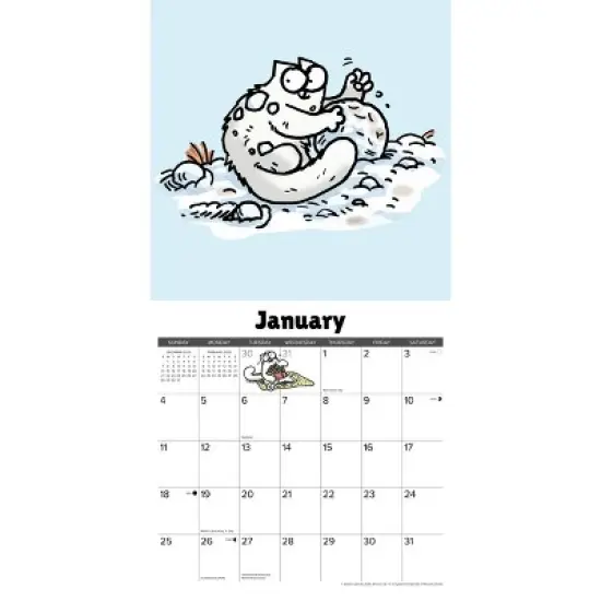 Willow Creek Press 2026 Simon's Cat Wall Calendar image {2}