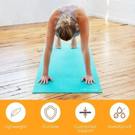 Sol Living Yoga Mat 24" X 72" image {6}