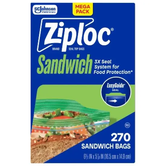 Ziploc Sandwich Bags image {1}