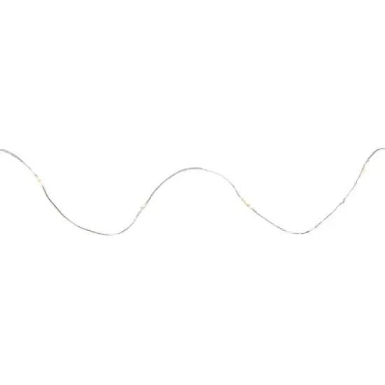 Northlight LED Multi-Function Curtain Christmas Lights - Warm White - 10' Clear Wire - 3000ct image {3}