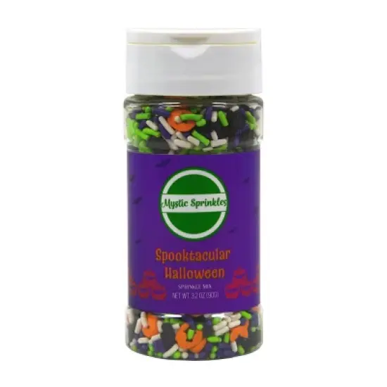 Mystic Sprinkles Spooktacular Sprinkle Mix 3.1oz Bottle image {1}