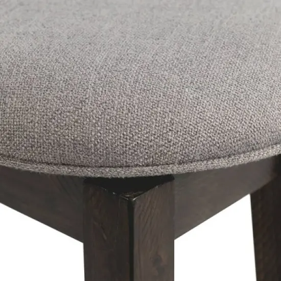 2pc 30" Steele Swivel Barstool Set Smokey Walnut - Picket House Furnishings image {5}