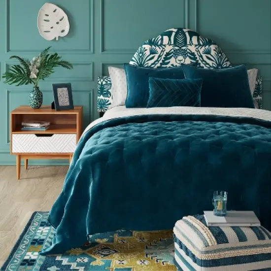 Touraco Nightstand White/Brown - Threshold&trade; image {1}