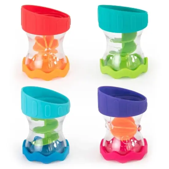 Sassy Toys Bright Water Works Spinners Bath Toy - 4ct image {3}