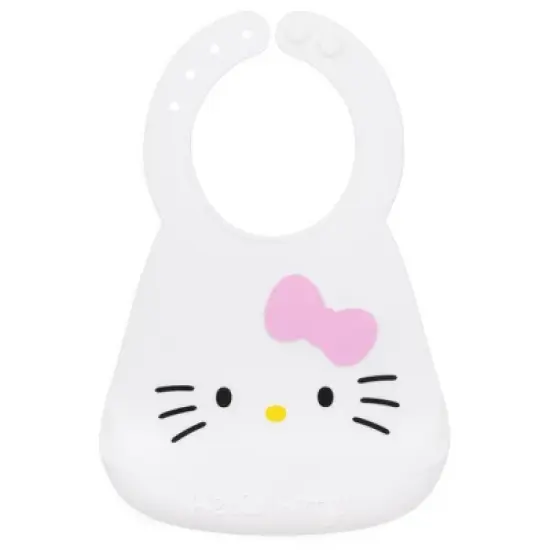 Hello Kitty Silicone Molded Bib image {6}