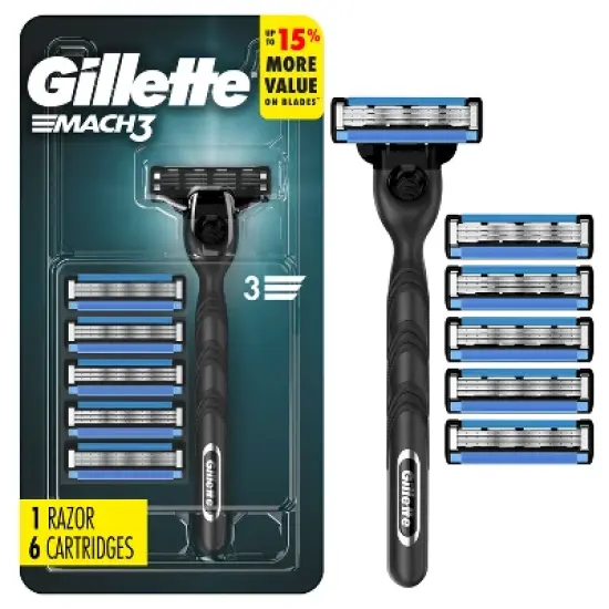 Gillette Mach3 Value Pack Razor Blade Refills image {9}
