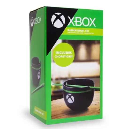 Ukonic Xbox Series X Logo 20-Ounce Ramen Bowl and Chopstick Set image {2}