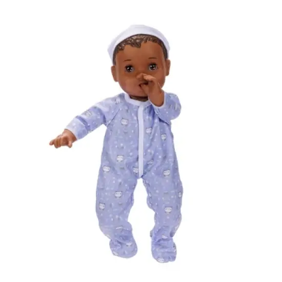 Perfectly Cute 14" Sleepy Time Baby Doll - Brown Hair/Brown Eyes image {2}