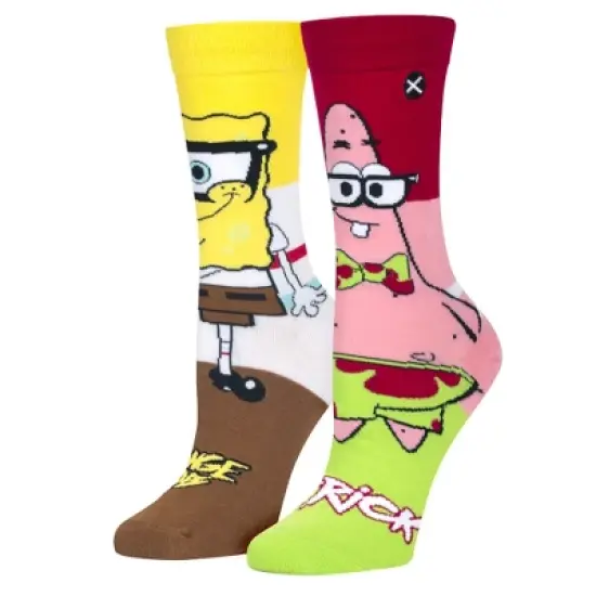 Odd Sox, Nickelodeon SpongeBob SquarePants Cartoon Socks, Men's & Women, Assorted image {4}