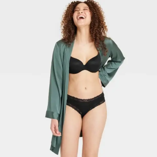 Women's Cotton Blend Cheeky Underwear with Lace - Auden&trade; image {2}